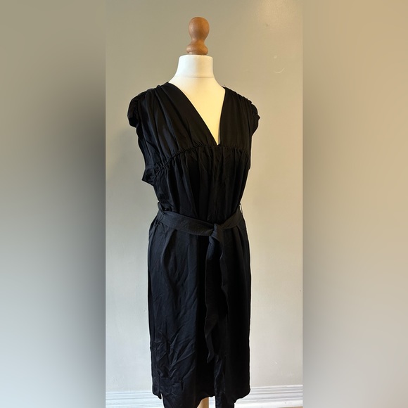 Jigsaw Ruched V Neck Jersey Dress size small - Picture 6 of 14